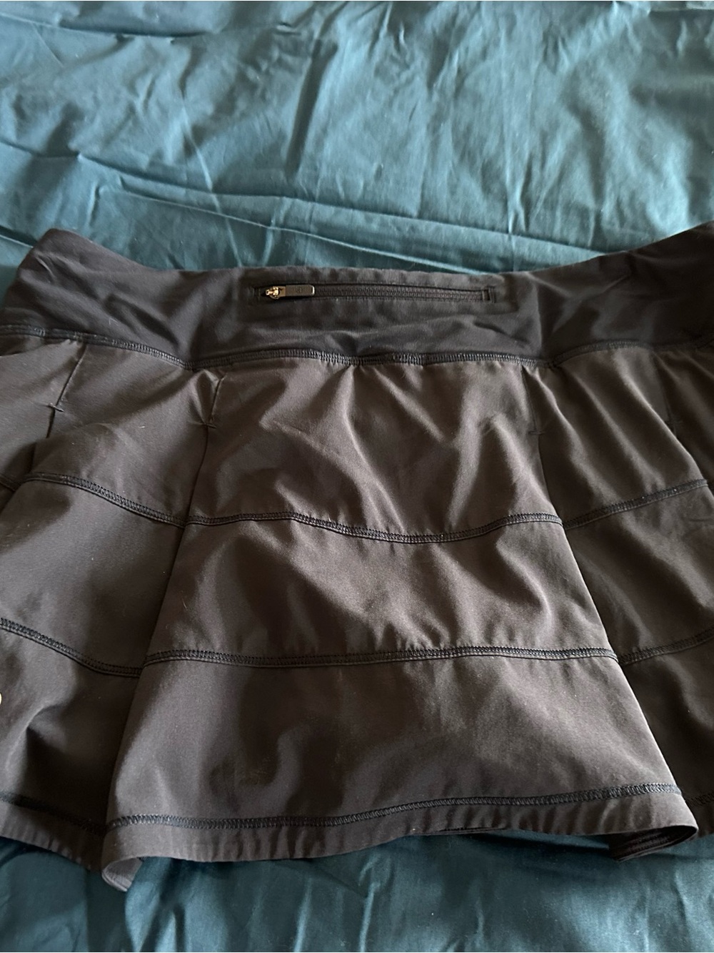 Lululemon NAVY Athletic Skirt with Built-In Shorts